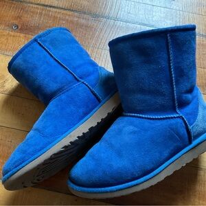 UGG Royal Blue Suede Boots women’s